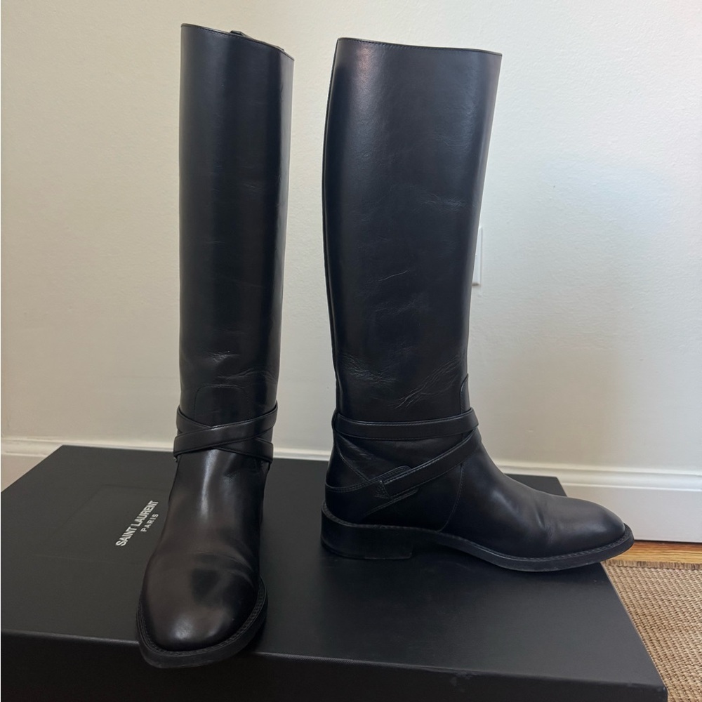 Saint Laurent Cavaliere Riding Boots - Picture 7 of 13